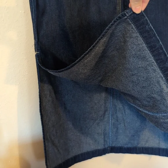 Frantic Vintage Cargo Denim Maxi Skirt - Picture 5 of 8